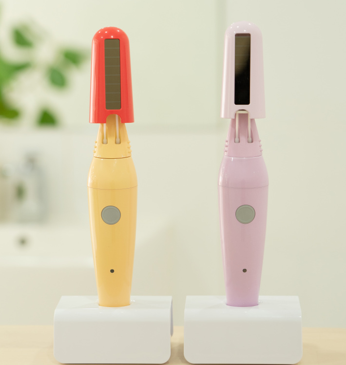 UV Zahnbürstenkopfreiniger mit Solar (Farbe Mint)