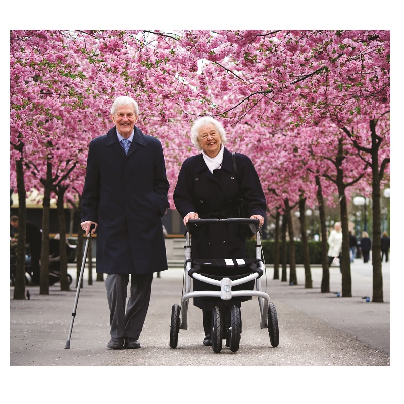Trionic VELOPED TOUR 14er Premium Rollator mit 36 cm Rädern New Edition