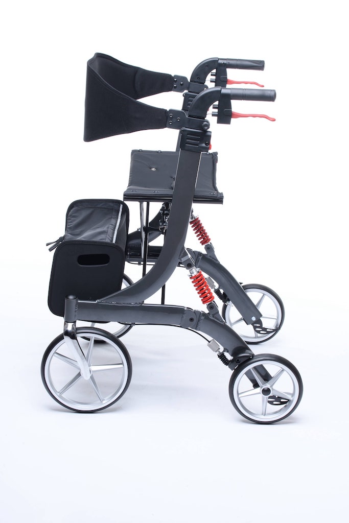 bescomedical SPRING XL Leichtgewichtrollator mit Federung belastbar bis 240 kg
