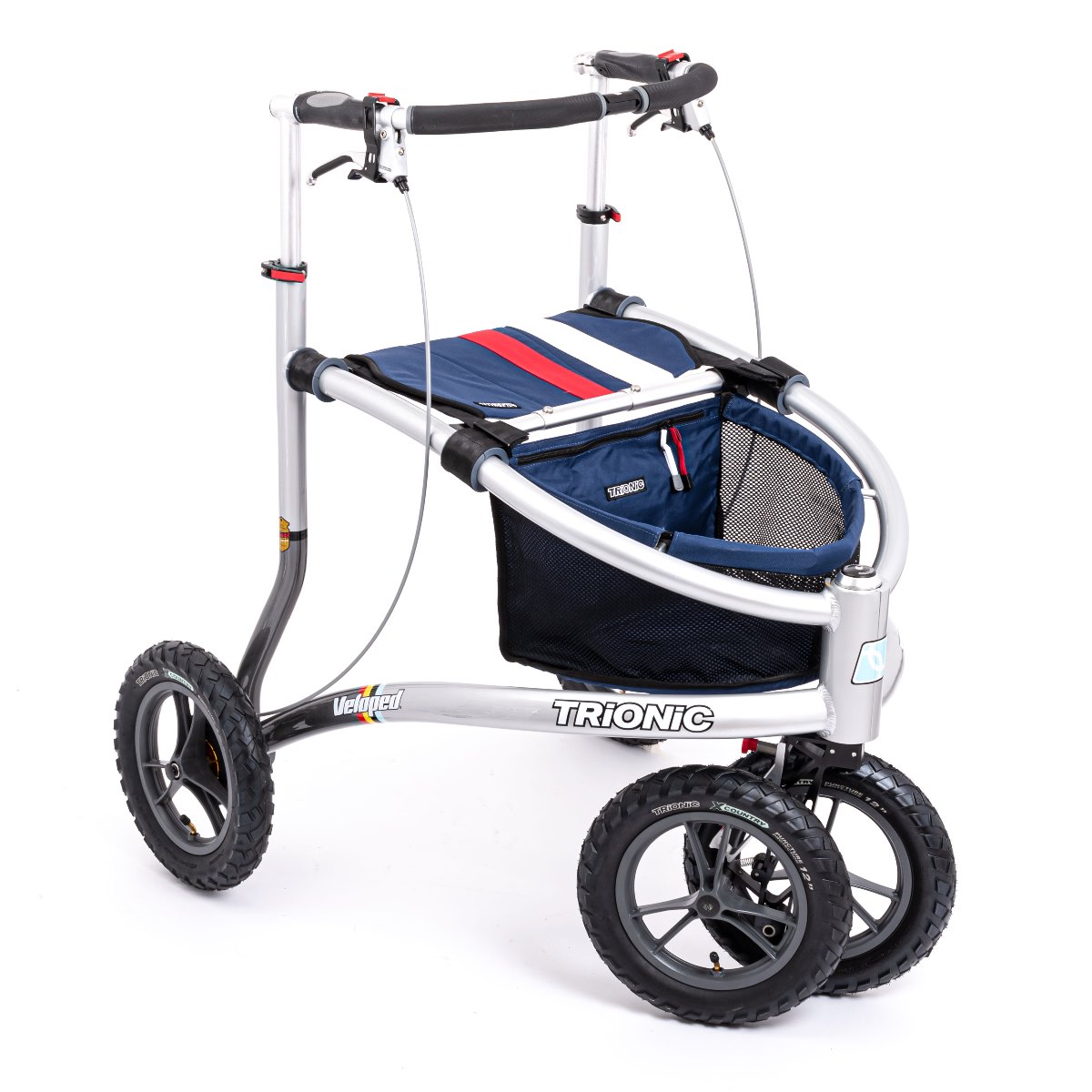 Trionic VELOPED SPORT 12er Premium Rollator mit 31 cm Rädern - New Edition