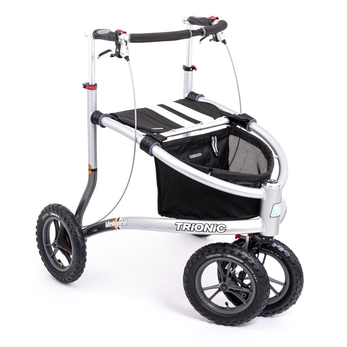 Trionic VELOPED SPORT 12er Premium Rollator mit 31 cm Rädern - New Edition