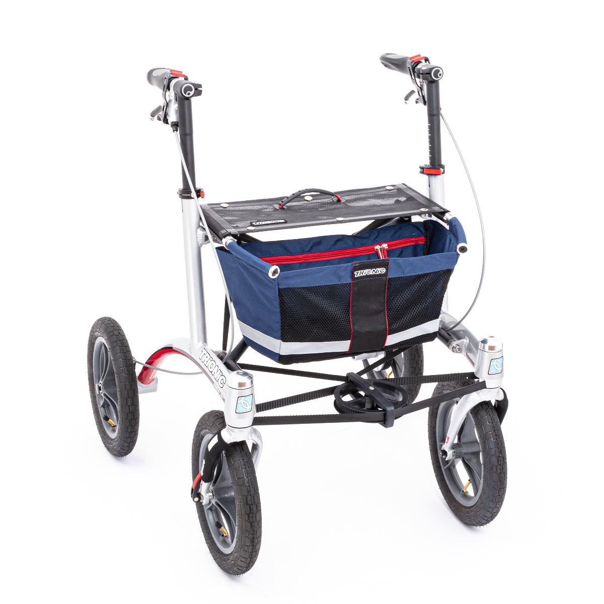 Trionic WALKER 12er Premium Rollator mit 31 cm Rädern Gr. M/L (76 - 96 cm)