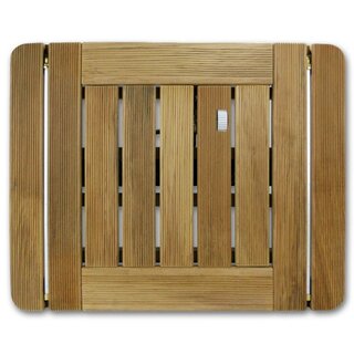 Arcotec Garten-Bodendusche Teakholz mit automatic Start/Stop 70x55 cm