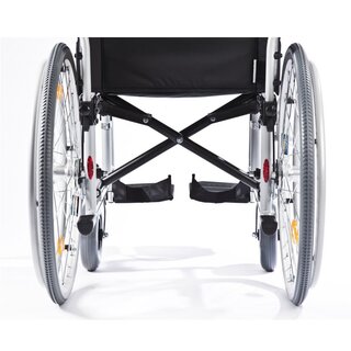 bescomedical PRIMUS ML-XL Alltagsrollstuhl belastbar bis 190 kg mit Trommelbremse mit Komfortarmlehne