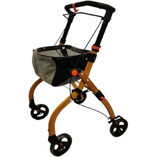 Antar Indoor-Rollator in Holz-Optik