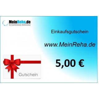 MeinREHA Gutschein 5 EUR
